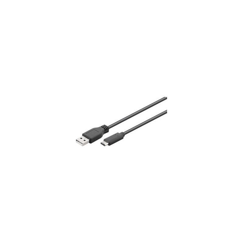 Goobay 1m USB-A (han) til USB-C (han) kabel